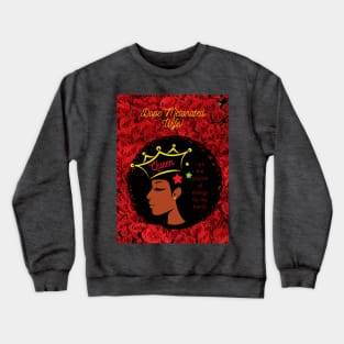 Melanated Black Queen Crewneck Sweatshirt